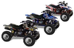 Yamaha Warrior 350 ATV Custom Graphic Kit - All Years
